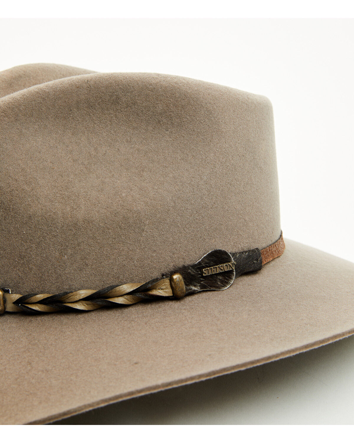 Image #2 - Stetson Drifter 4X Felt Cowboy Hat, Stone, hi-res