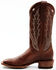 Idyllwind Women's Outlaw Whiskey Performance Leather Western Boot - Broad Square Toe , Brown, hi-res
