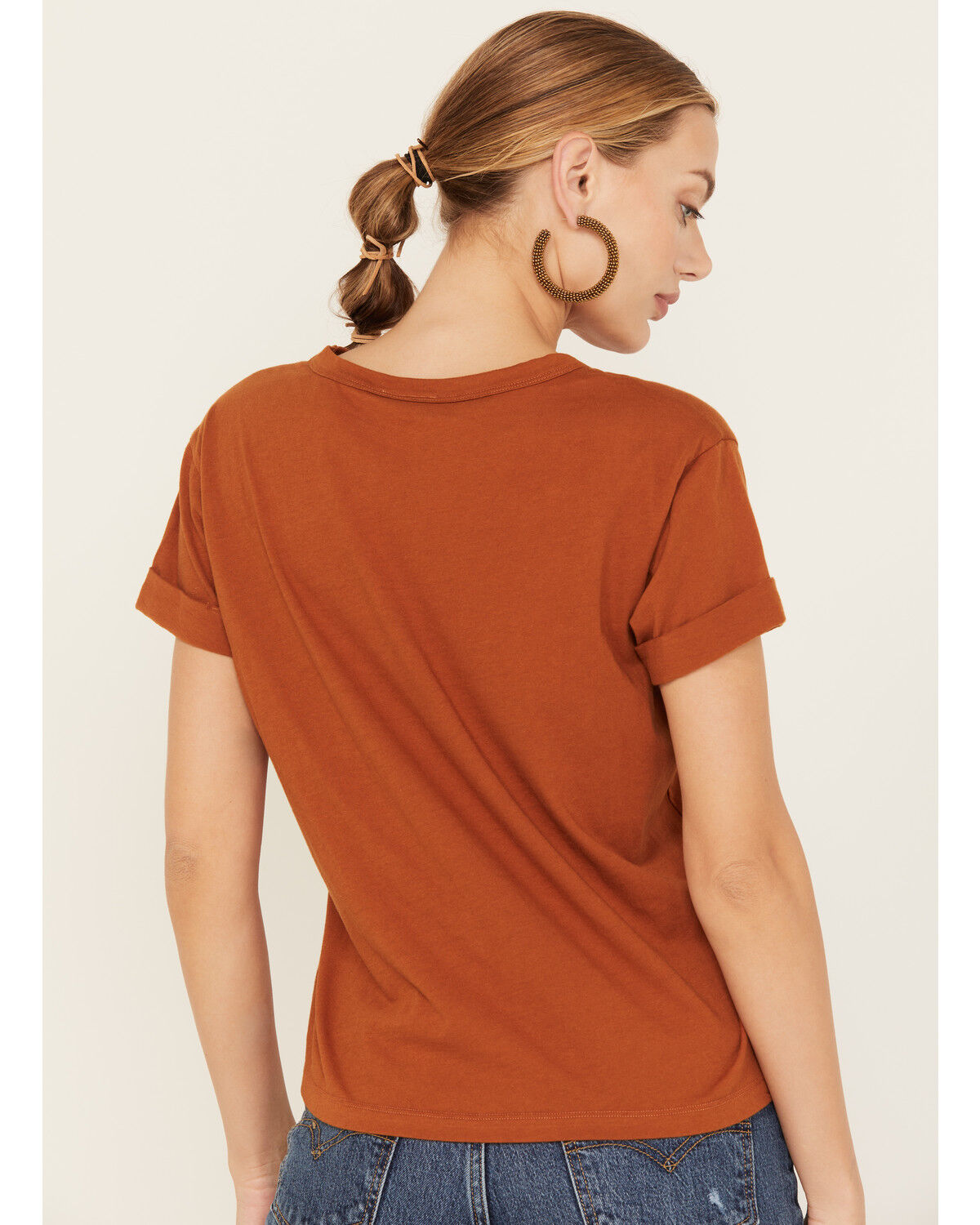 Image #4 - White Crow Women's Straight Shooter Short Sleeve Graphic Tee, Rust Copper, hi-res