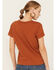 Image #4 - White Crow Women's Straight Shooter Short Sleeve Graphic Tee, Rust Copper, hi-res