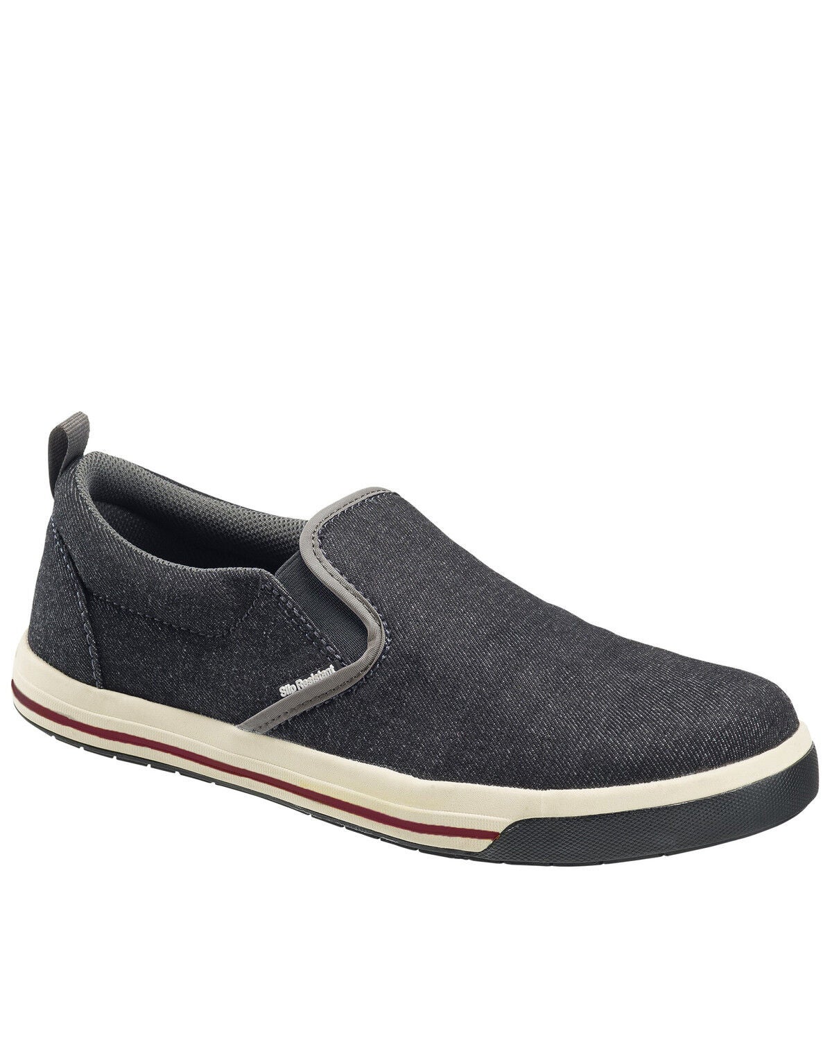 Nautilus Women's Westside Black Slip-On Work Shoes - Steel Toe, Black, hi-res