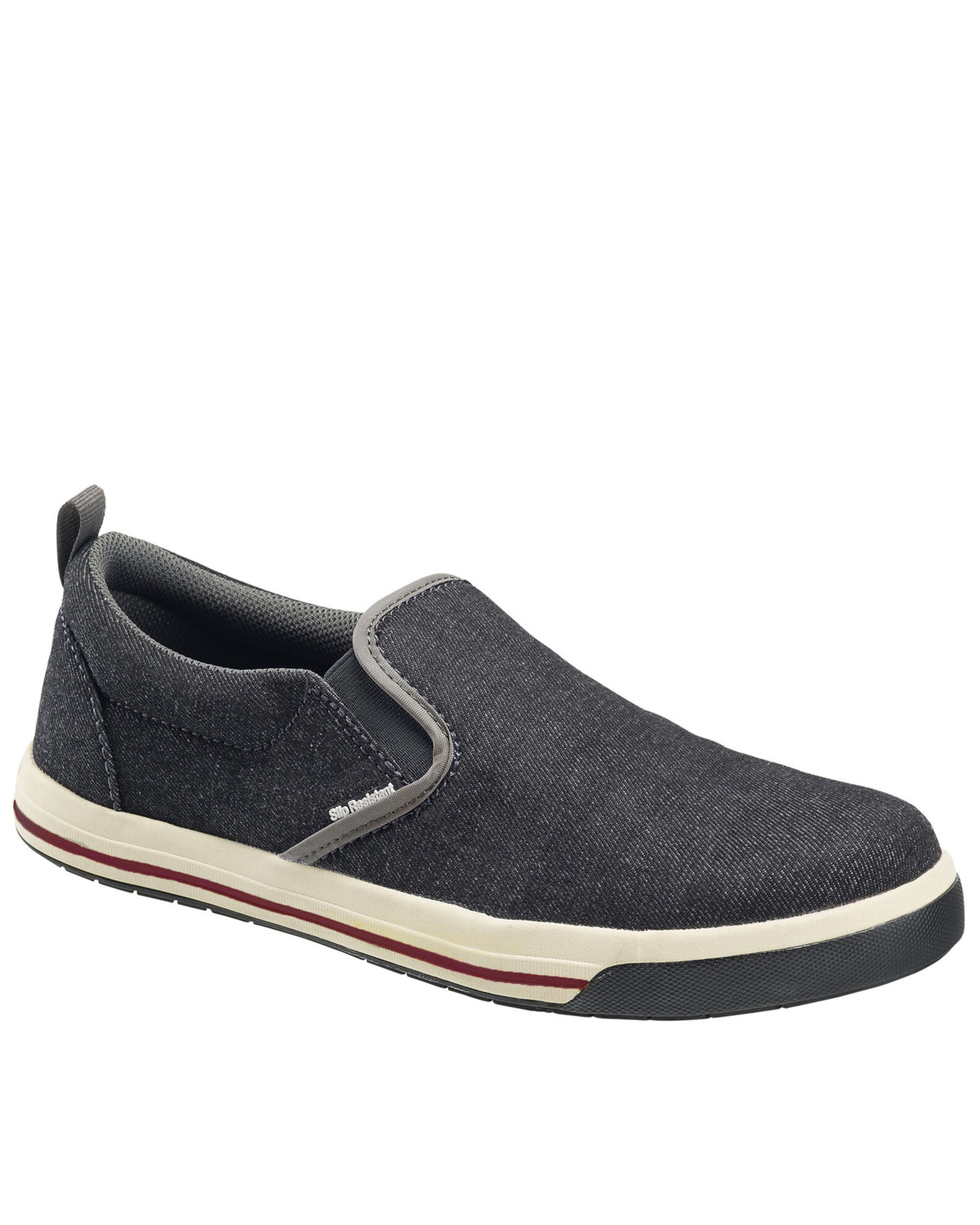 Nautilus Women s Westside Black Slip On Work Shoes Steel Toe Sheplers