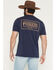 Image #1 - Pendleton Men's Vintage Logo Heavyweight Short Sleeve Graphic T-Shirt, Navy, hi-res