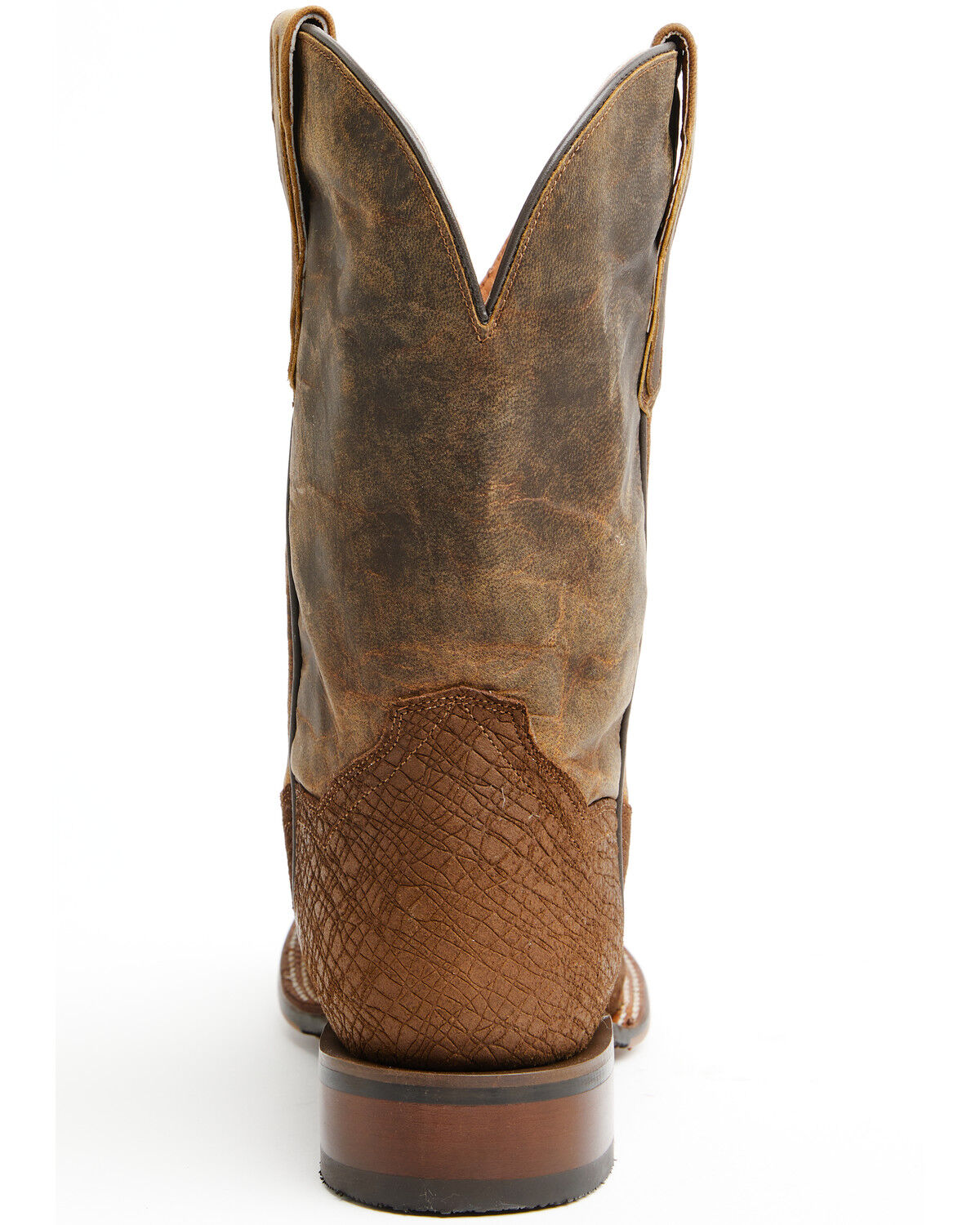 Image #5 - Dan Post Men's Snyder Western Boots - Broad Square Toe, Brown, hi-res
