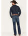 Wrangler 20X Men's Range Dark Wash Bootcut Stretch Jeans - Long , Dark Wash, hi-res