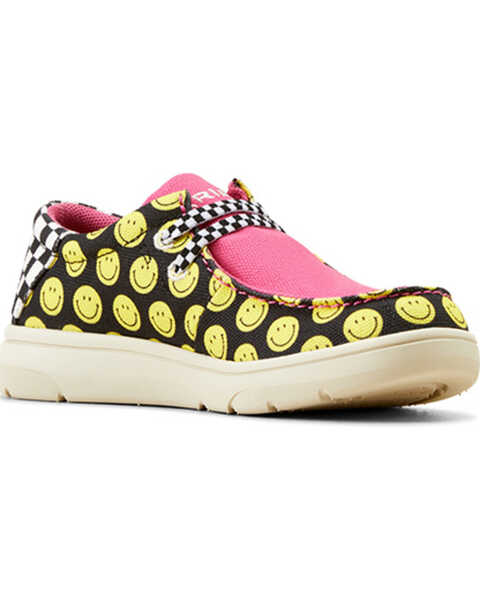 Image #1 - Ariat Girls' All Smiles Hilo Casual Shoes - Moc Toe, Multi, hi-res