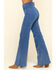 Rolla's Women's Corduroy High-Rise Slim Fit Flare Jeans  , Blue, hi-res