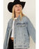 Image #2 - Daze Women's Later Medium Wash Denim Jacket, Medium Wash, hi-res