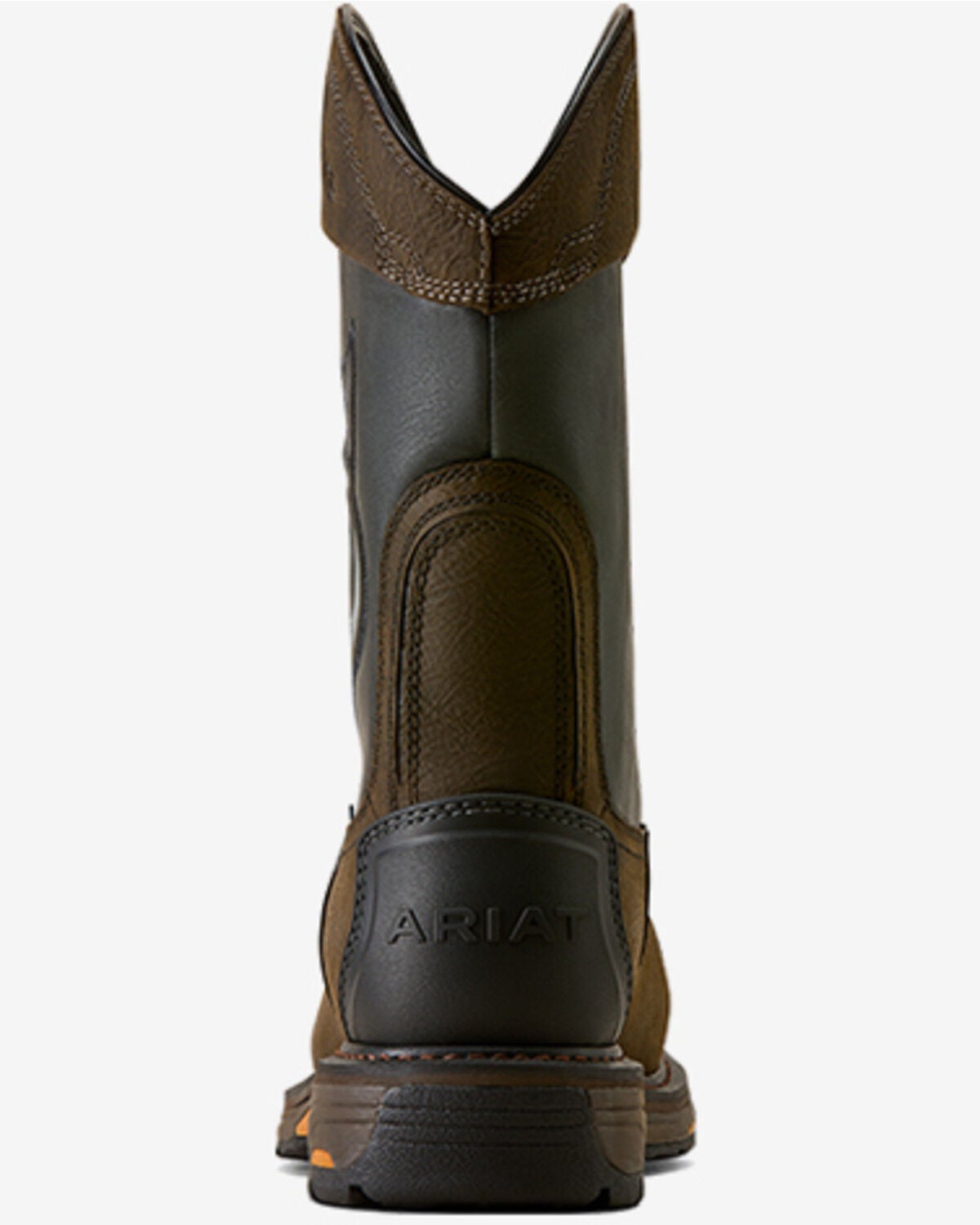 Image #3 - Ariat Men's WorkHog &reg; Full Boar Waterproof Pull-On Work Boots - Composite Toe, Brown, hi-res