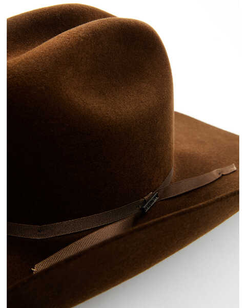 Image #2 - Serratelli 4X Felt Cowboy Hat, Chocolate, hi-res