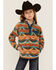 Image #1 - Cruel Girl Girls' Southwestern Print Fleece Pullover, , hi-res
