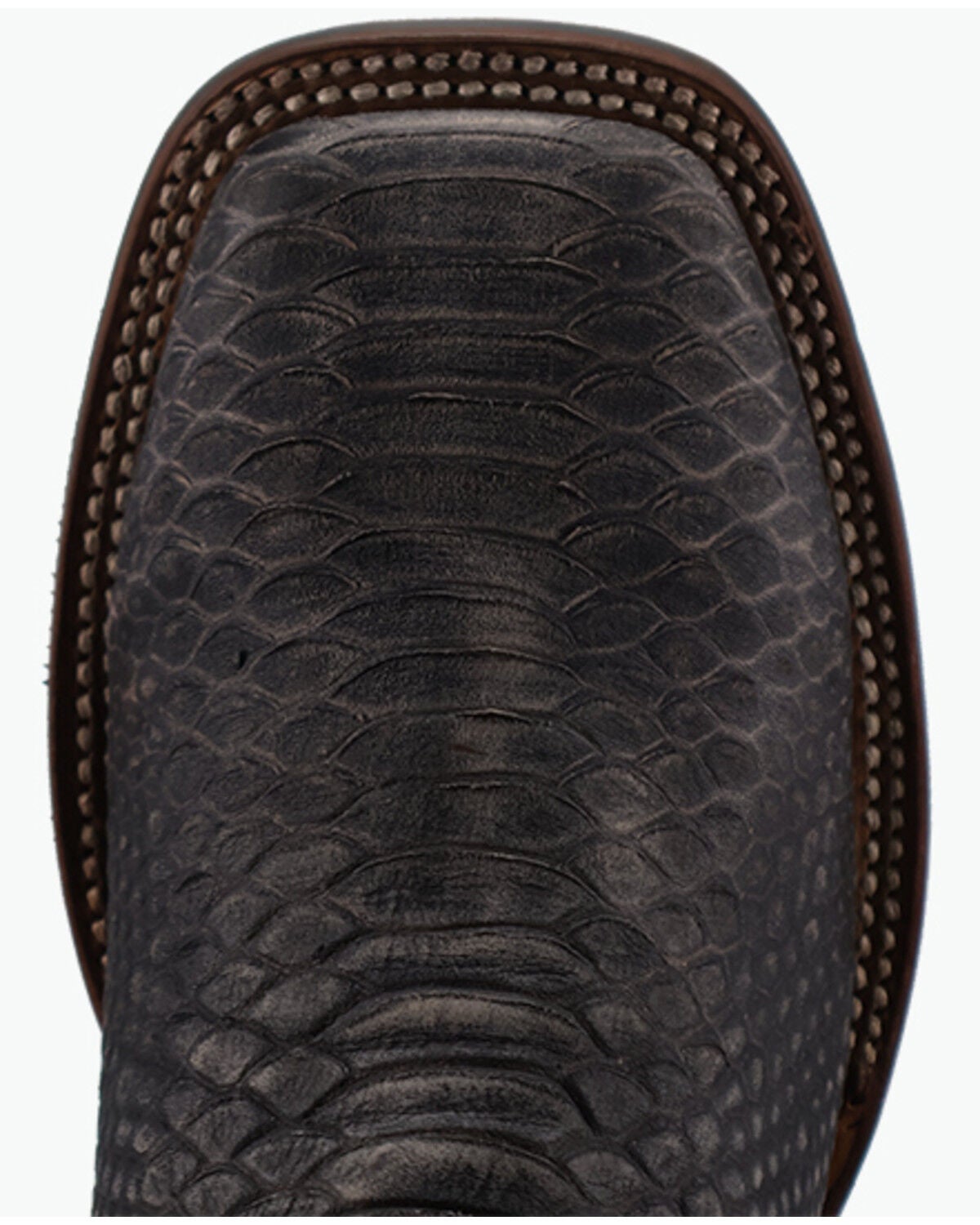 Image #6 - Dan Post Men's Boot Barn Exclusive Python Print Western Boots - Broad Square Toe, Black, hi-res