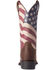 Image #3 - Ariat Women's Round Up Patriot Western Performance Boots - Square Toe, Brown, hi-res