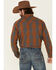 Resistol Men's Red Evans Large Plaid Long Sleeve Western Shirt , Red, hi-res
