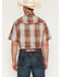 Image #4 - Wrangler ATG Men's Plaid Print Short Sleeve Snap Performance Western Shirt, Multi, hi-res