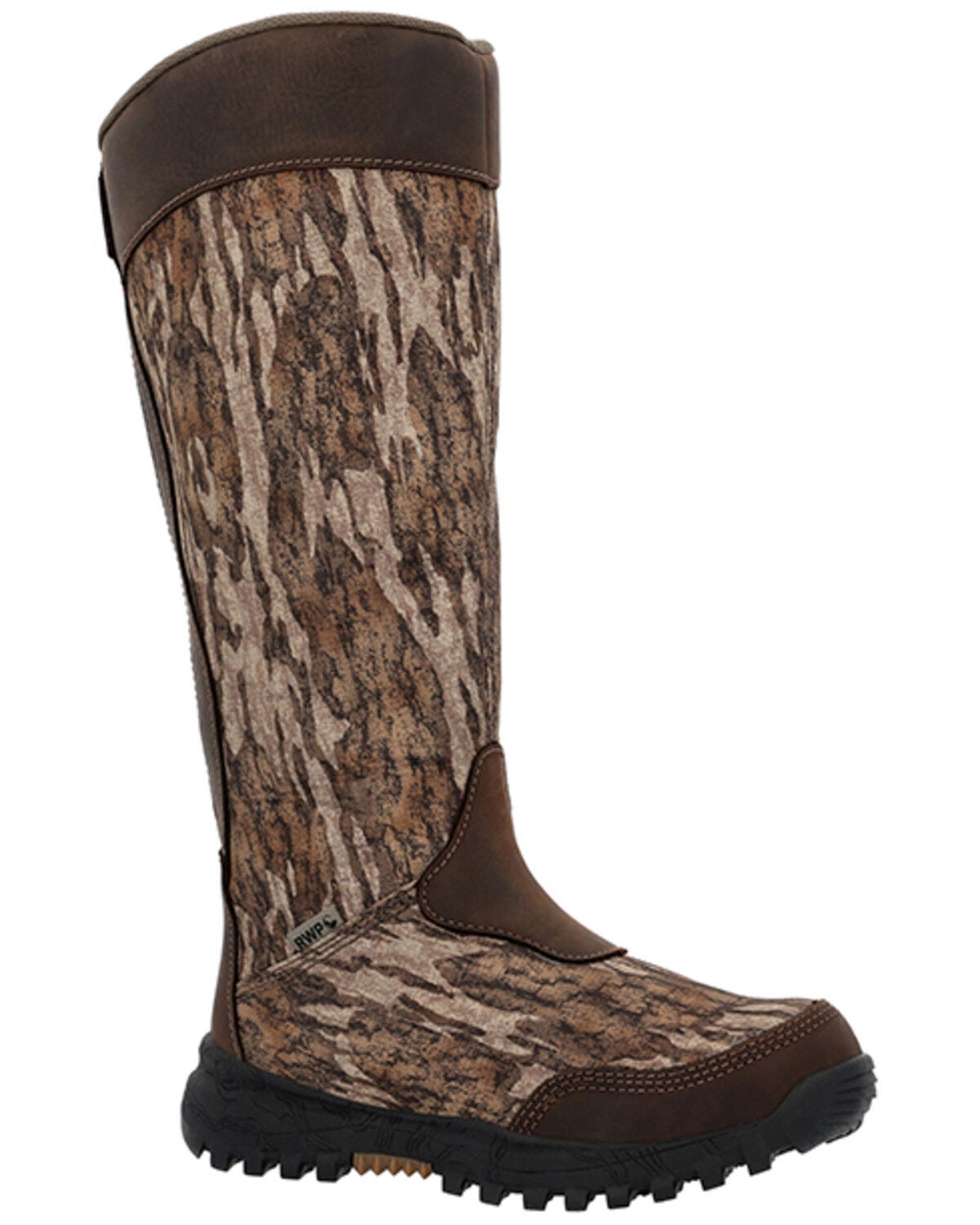 Rocky Boys' Spike Waterproof Snake Boots - Round Toe, Camouflage, hi-res