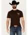 Image #4 - Changes Men's Coors Banquet Rodeo Short Sleeve Graphic T-Shirt, Brown, hi-res