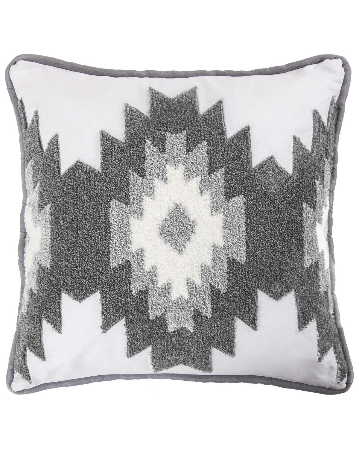 HiEnd Accents Free Spirit Pillow, Grey, hi-res