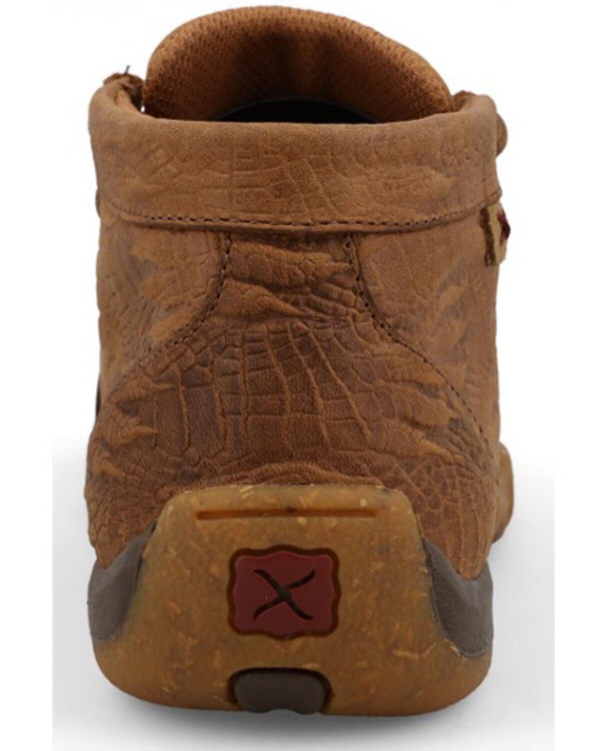 Image #4 - Twisted X Boys' Chukka Driving Mocs, Chestnut, hi-res