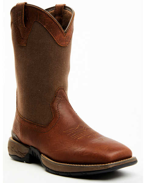 Brothers and Sons Men's Xero Gravity Lite Western Performance Boots - Broad Square Toe, Caramel, hi-res
