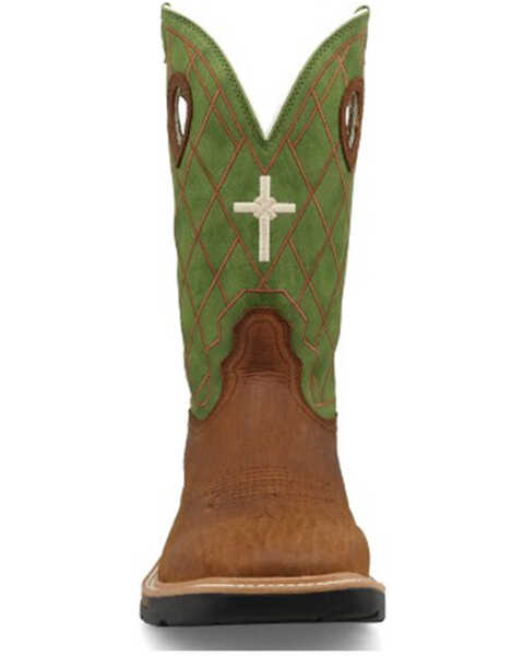 Image #4 - Twisted X Men's Tech X™ Western Boots - Broad Square Toe, Green, hi-res