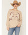 Image #1 - Shyanne Women's Horse Graphic Sweatshirt, Khaki, hi-res