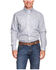 Image #1 - George Strait by Wrangler Men's Print Long Sleeve Button Down Shirt - Big & Tall, Blue, hi-res