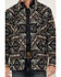 Image #3 - Powder River Outfitters Men's Southwestern Print Snap Jacket, Grey, hi-res