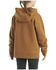 Image #3 - Carhartt Girls' Logo Graphic Hoodie, Brown, hi-res