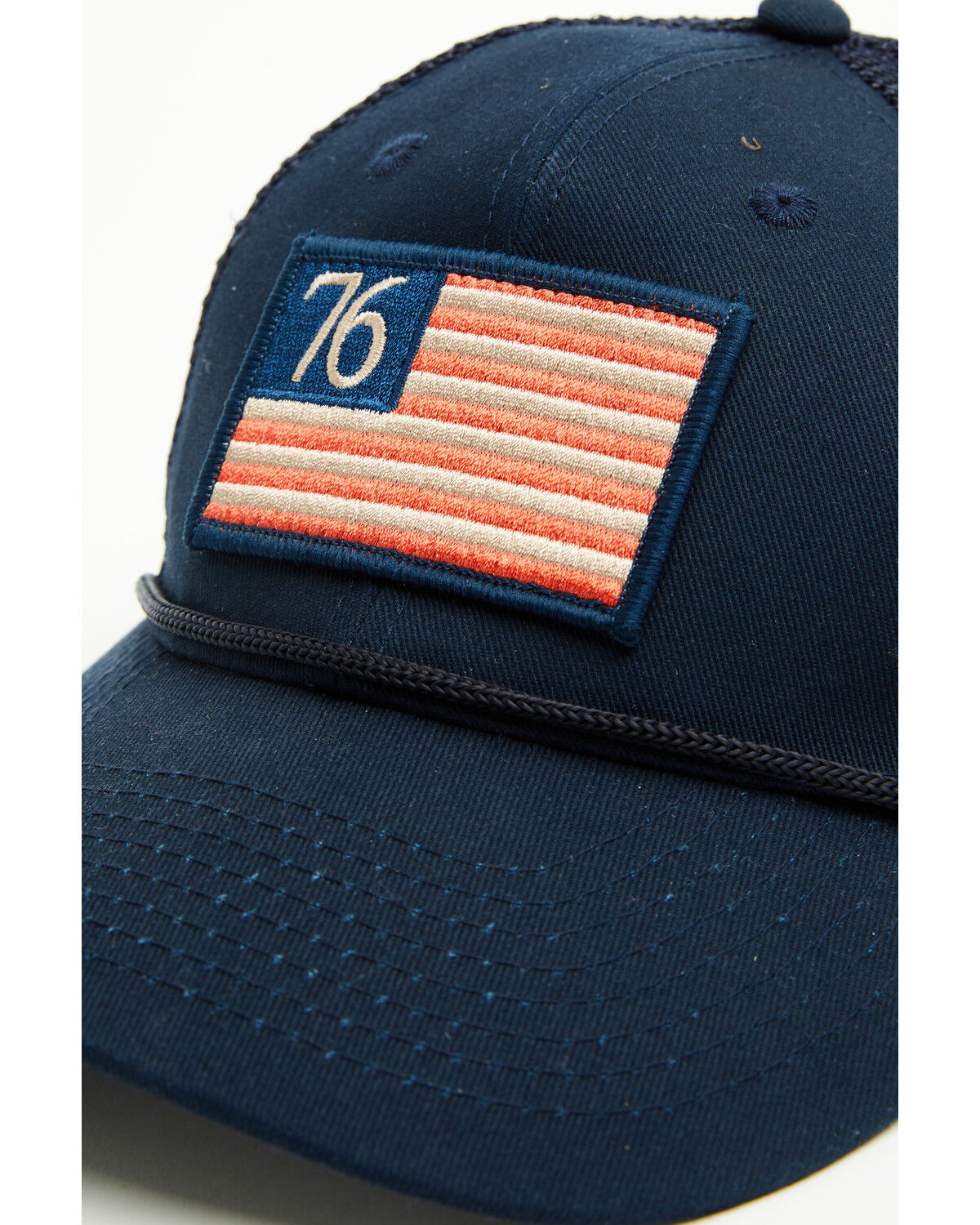 Image #2 - Cody James Boys' 76 Flag Ball Cap, Navy, hi-res