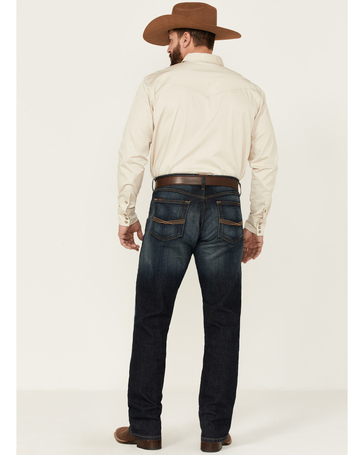 Image #3 - Ariat Men's M5 Legacy Durham Straight Stretch Denim Jeans, Blue, hi-res