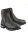 Image #1 - Milwaukee Leather Women's Super-Clean Double Sided Zipper Entry Boots - Round Toe, Black, hi-res
