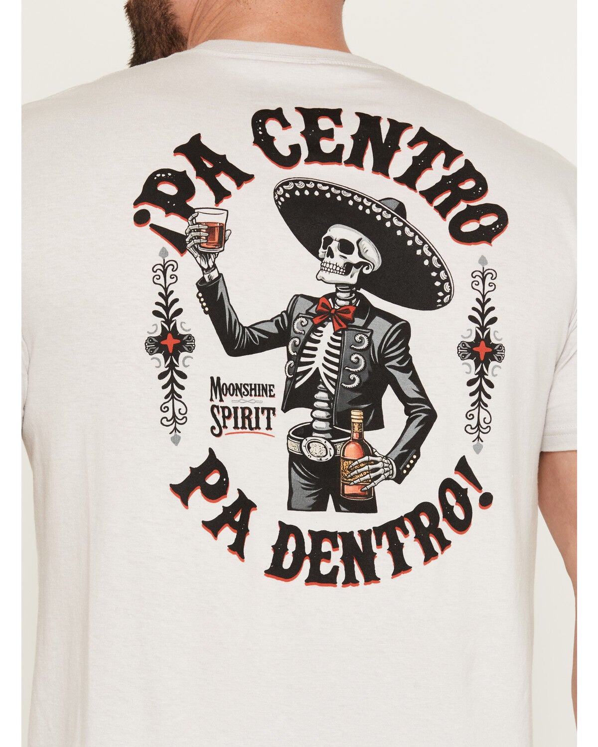 Image #3 - Moonshine Spirit&reg; Men's Dentro Short Sleeve Graphic T-Shirt, Cream, hi-res