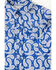 Image #2 - Wrangler Toddler Boys' Paisley Print Long Sleeve Snap Western Shirt, Blue, hi-res