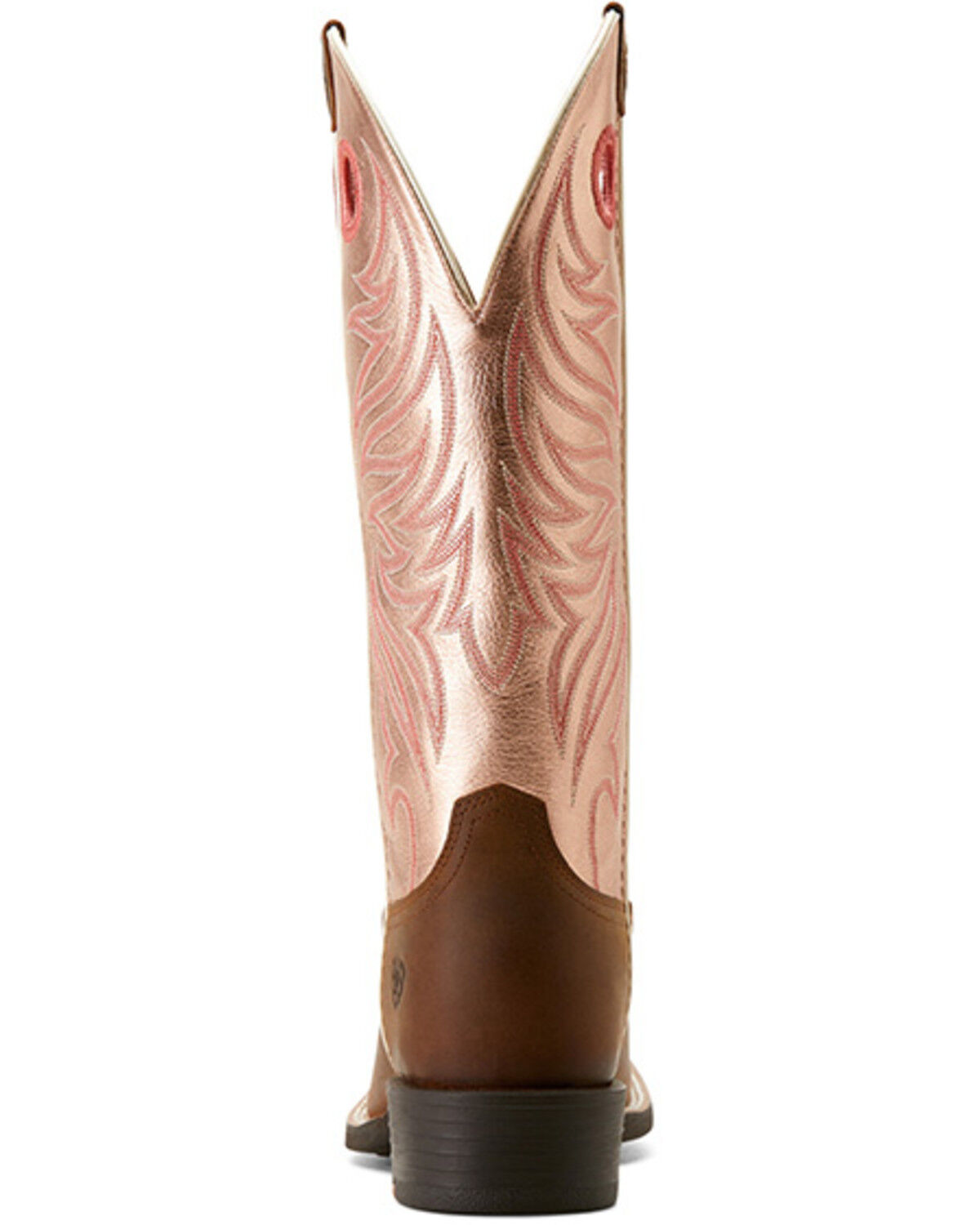 Image #3 - Ariat Women's Round Up Ryder Western Boots - Broad Square Toe, Brown, hi-res