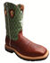 Image #1 - Twisted X Men's Lite Met Guard Western Work Boots - Steel Toe, Cognac, hi-res