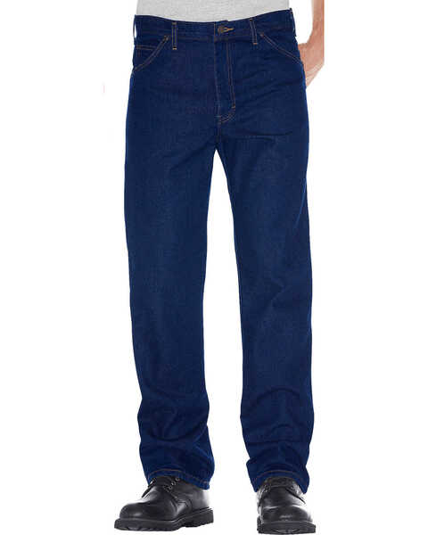 Image #2 - Dickies Men's Regular Fit Straight Leg 5 Pocket Jeans, Indigo, hi-res