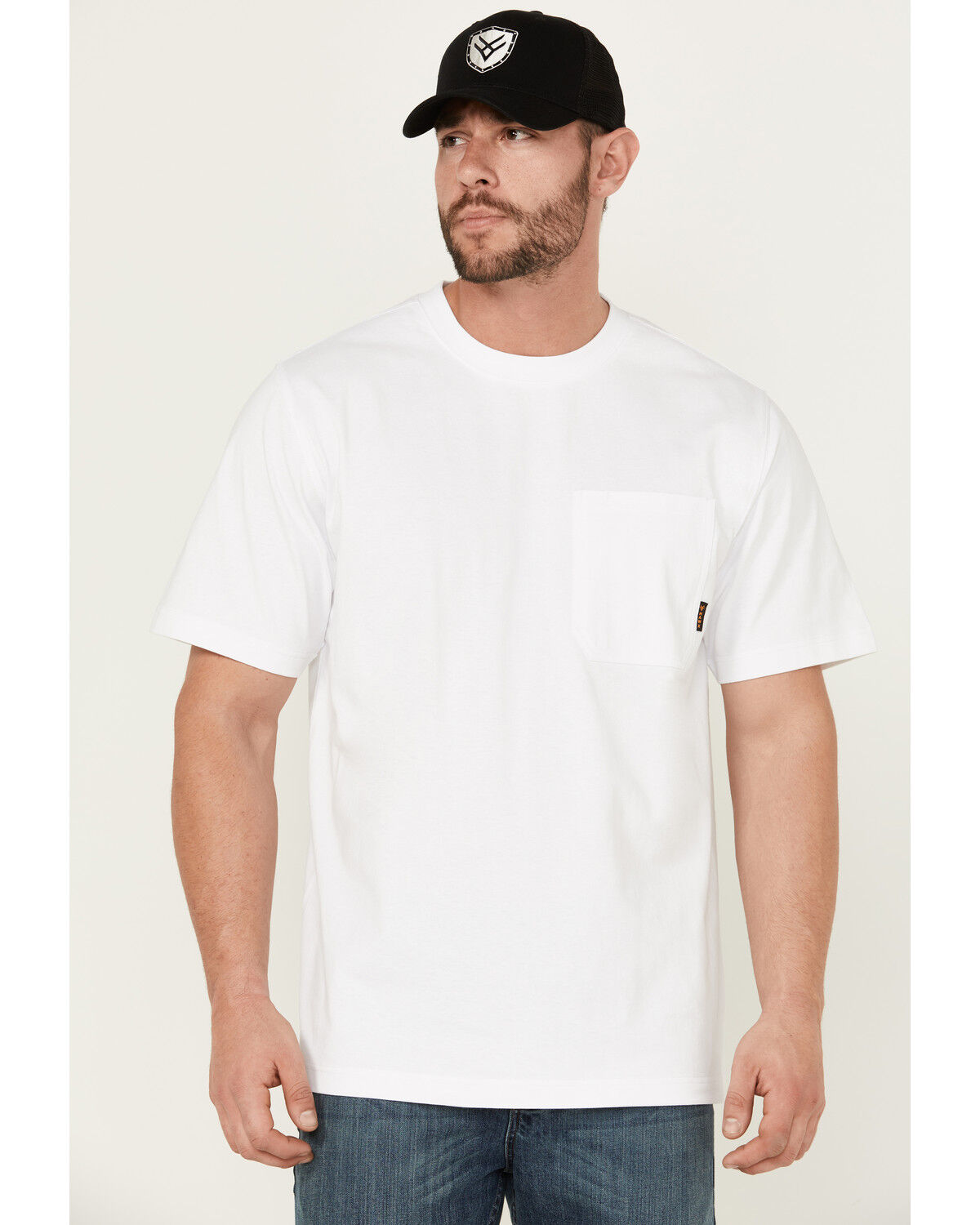 Image #1 - Hawx Men's Forge Solid Short Sleeve T-Shirt, White, hi-res