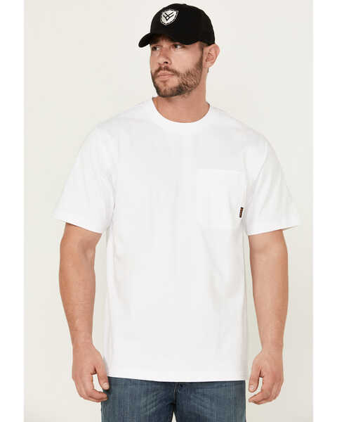 Image #1 - Hawx Men's Forge Solid Short Sleeve T-Shirt , White, hi-res