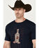 Moonshine Spirit Men's Tequila Tester Short Sleeve Graphic T-Shirt, Navy, hi-res