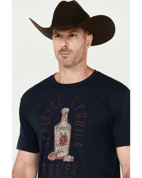 Image #2 - Moonshine Spirit Men's Tequila Tester Short Sleeve Graphic T-Shirt, Navy, hi-res