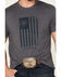 Ariat Men's Faded Flag Graphic T-Shirt, Navy, hi-res