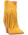 Image #1 - Dingo Women's Crazy Train Leather Booties - Pointed Toe , Yellow, hi-res