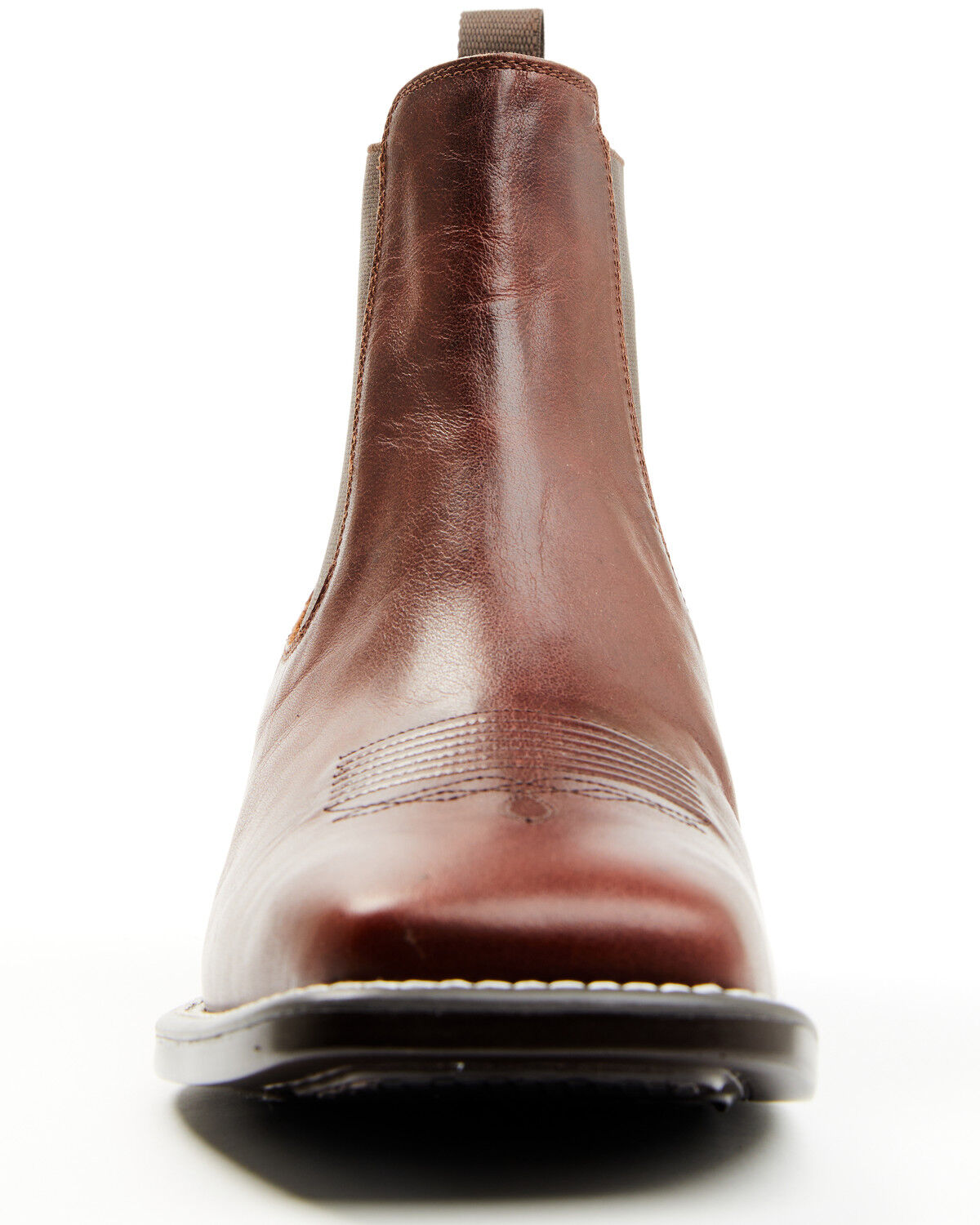 Image #4 - Cody James Men's Jones Chelsea Boots - Broad Square Toe, Cognac, hi-res