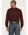 Image #4 - Carhartt Men's FR Force&reg; Loose Fit Lightweight Long Sleeve Pocket Work Shirt, Wine, hi-res