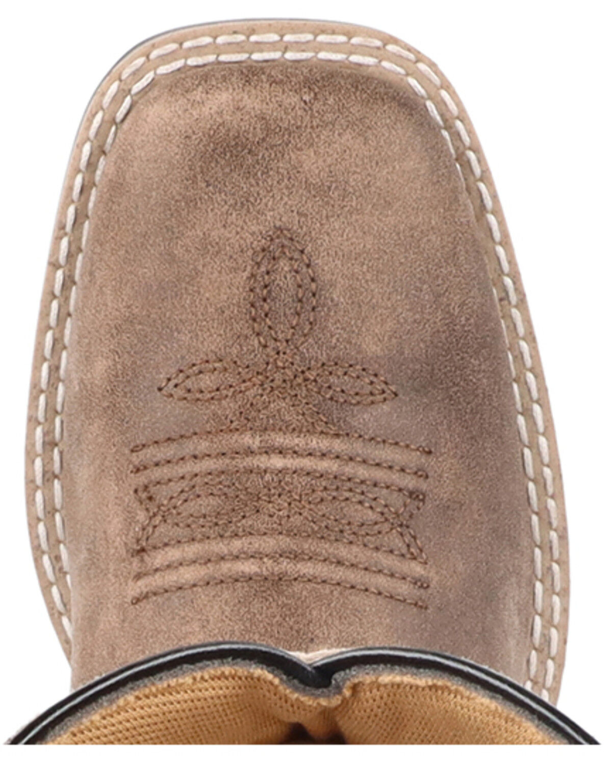 Image #6 - Smoky Mountain Little Girls' Safari Western Boots - Broad Square Toe, Brown, hi-res