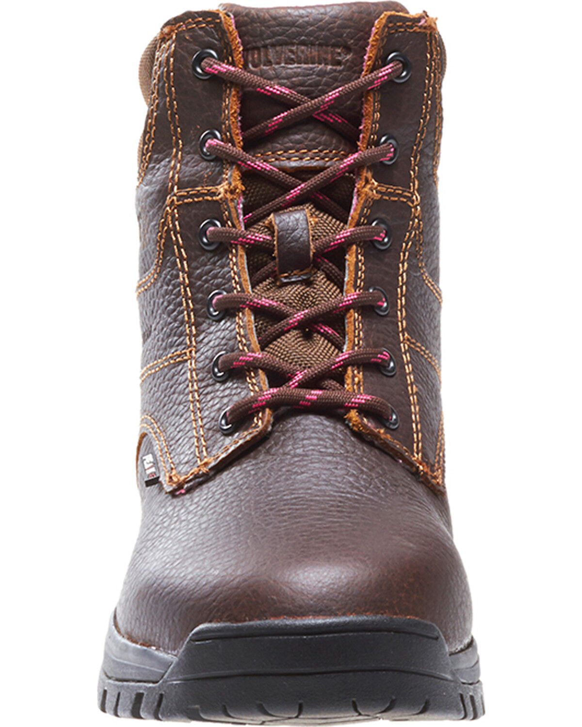 Image #4 - Wolverine Women's Piper Waterproof 6" Work Boots - Soft Toe, Brown, hi-res