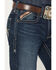 Image #2 - Ariat Men's Boot Barn Exclusive M4 Nightingale Dark Wash Relaxed Straight Rigid Denim Jeans - Big, Dark Wash, hi-res