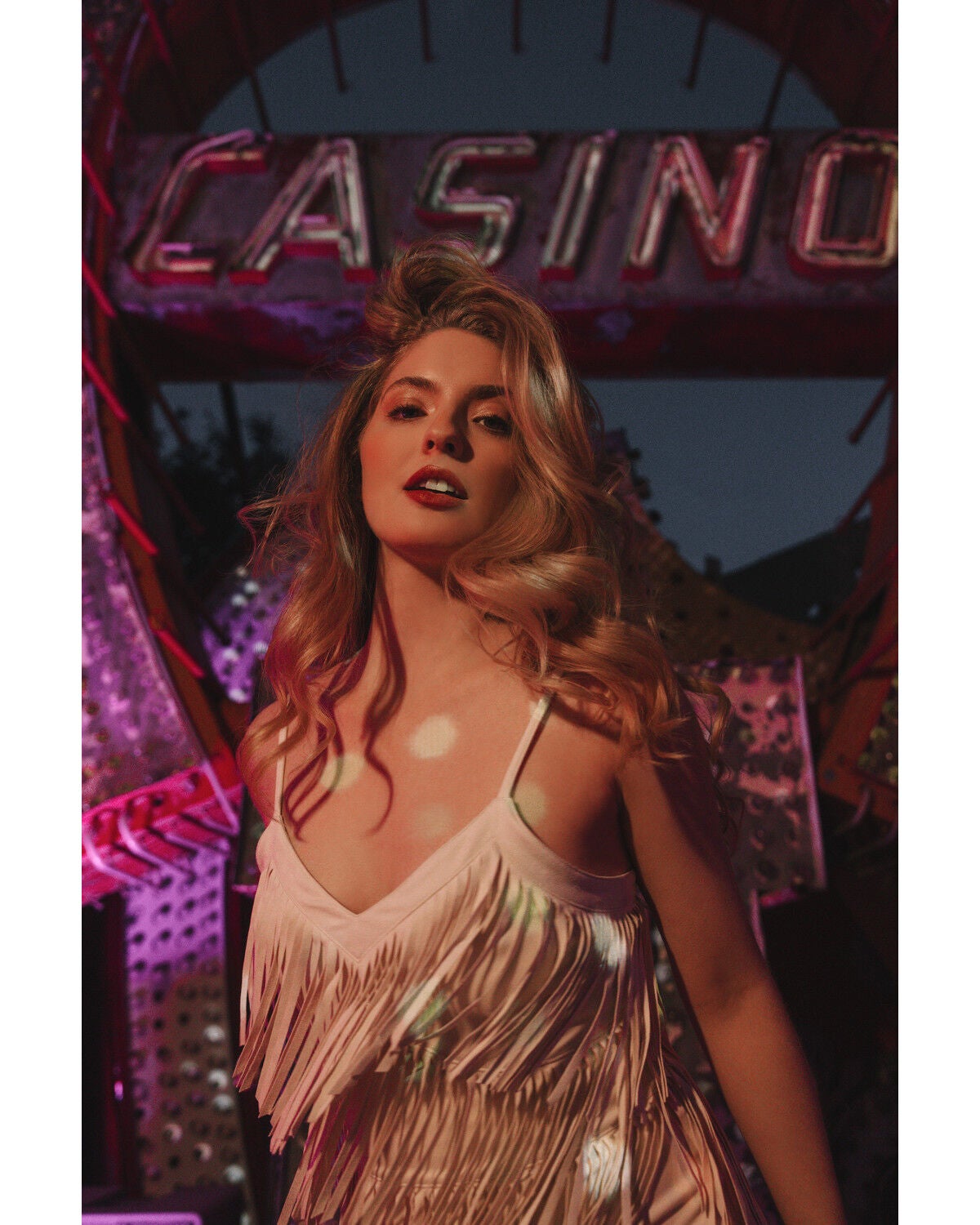 Image #1 - Idyllwind Women's Brixworth Fringe Festival Mini Dress, Off White, hi-res