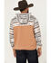 Image #4 - Hooey Men's Jimmy Southwestern Color Block Hooded Sweatshirt , Lt Brown, hi-res
